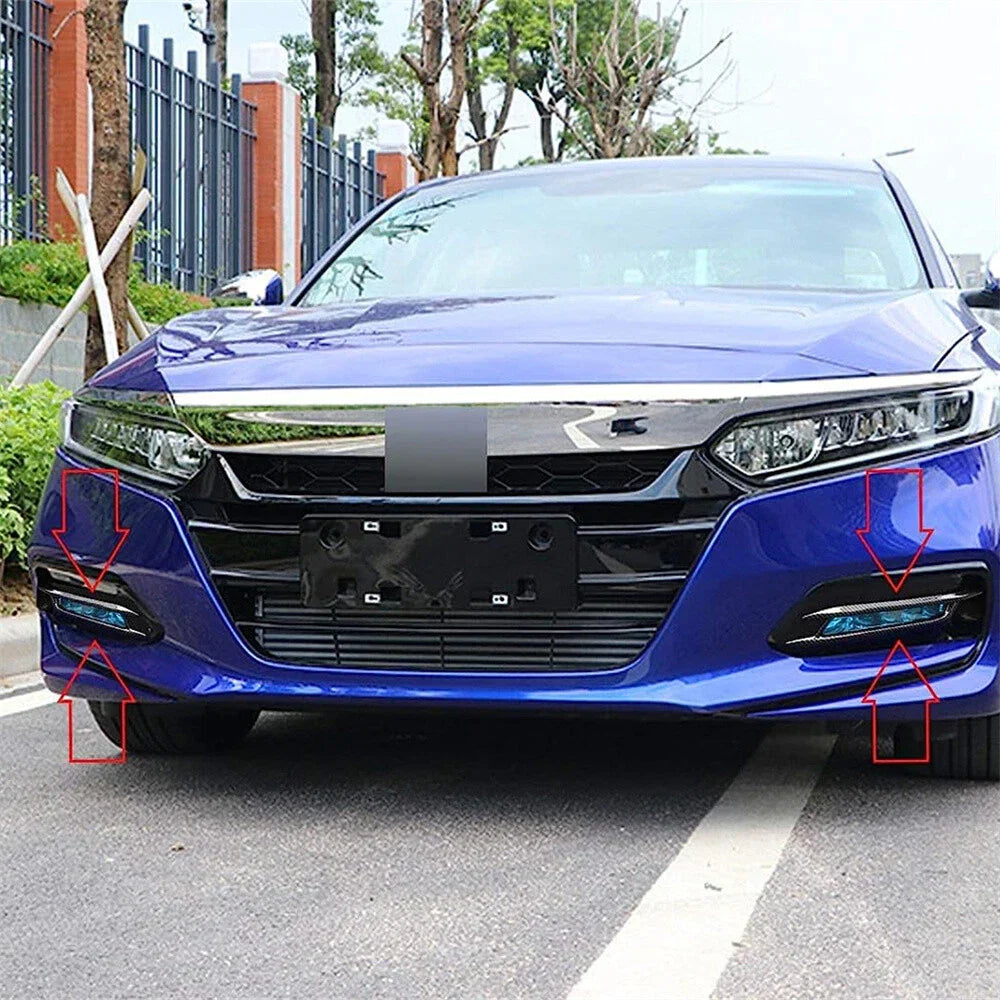ABS Plastic Front Fog Light Covers for Honda Accord (2018-2020)