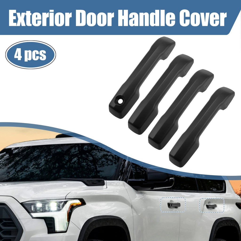 Set of 4 Exterior Door Handle Cover Trim for Toyota Tundra Sequoia (2007–2021)