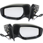 Power Mirror Pair for Nissan Sentra (2013–2018) Manual Folding Paintable