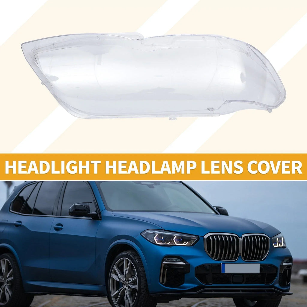 1 x Front Right Headlight Lens Cover Clear for BMW X5 (2004 - 2006)