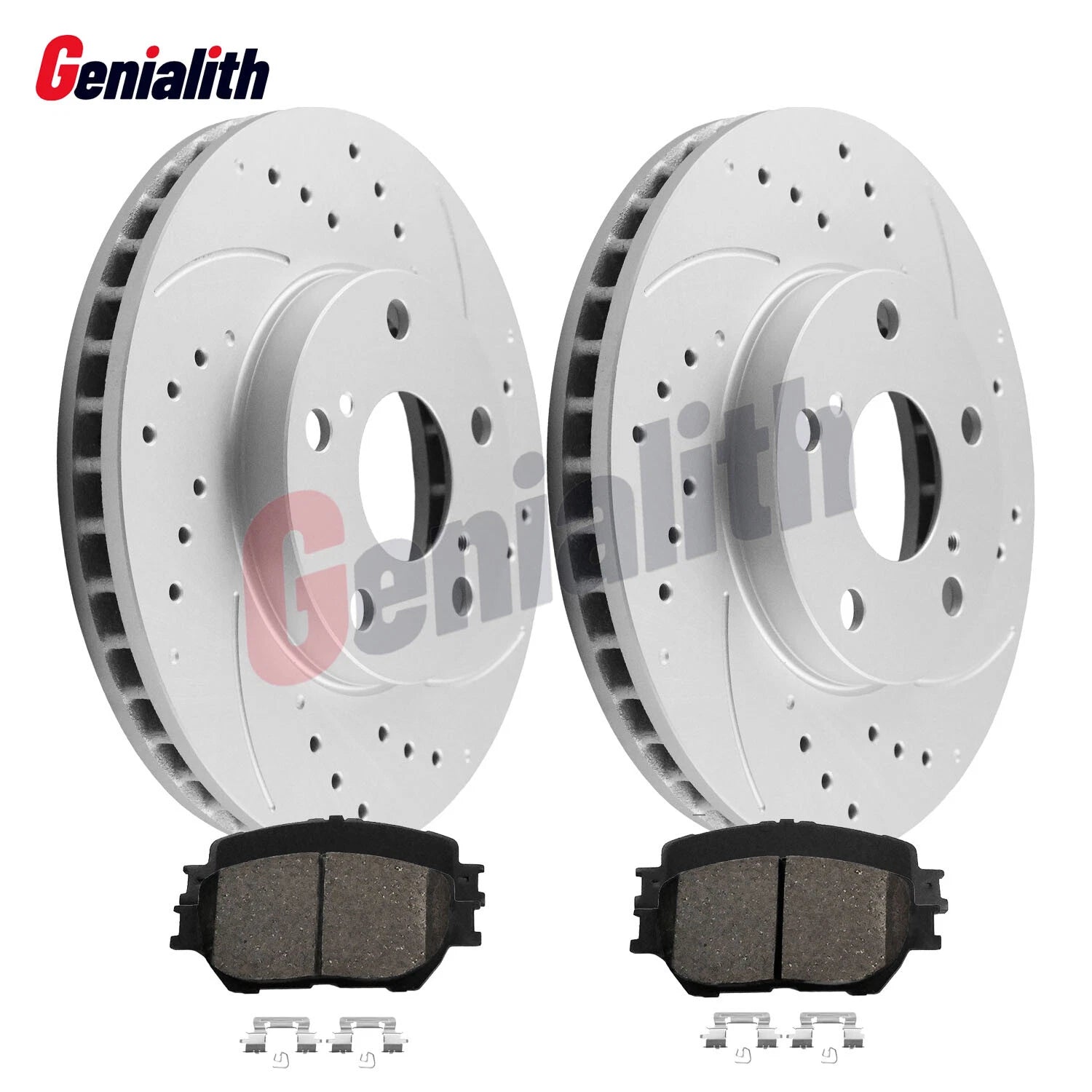 Front Brake Rotors & Ceramic Brake Pads for Toyota Camry (2002–2006)
