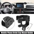 Adjustable Phone Drink Cup Mount Holder Set for Suzuki Jimny (2019–2021)