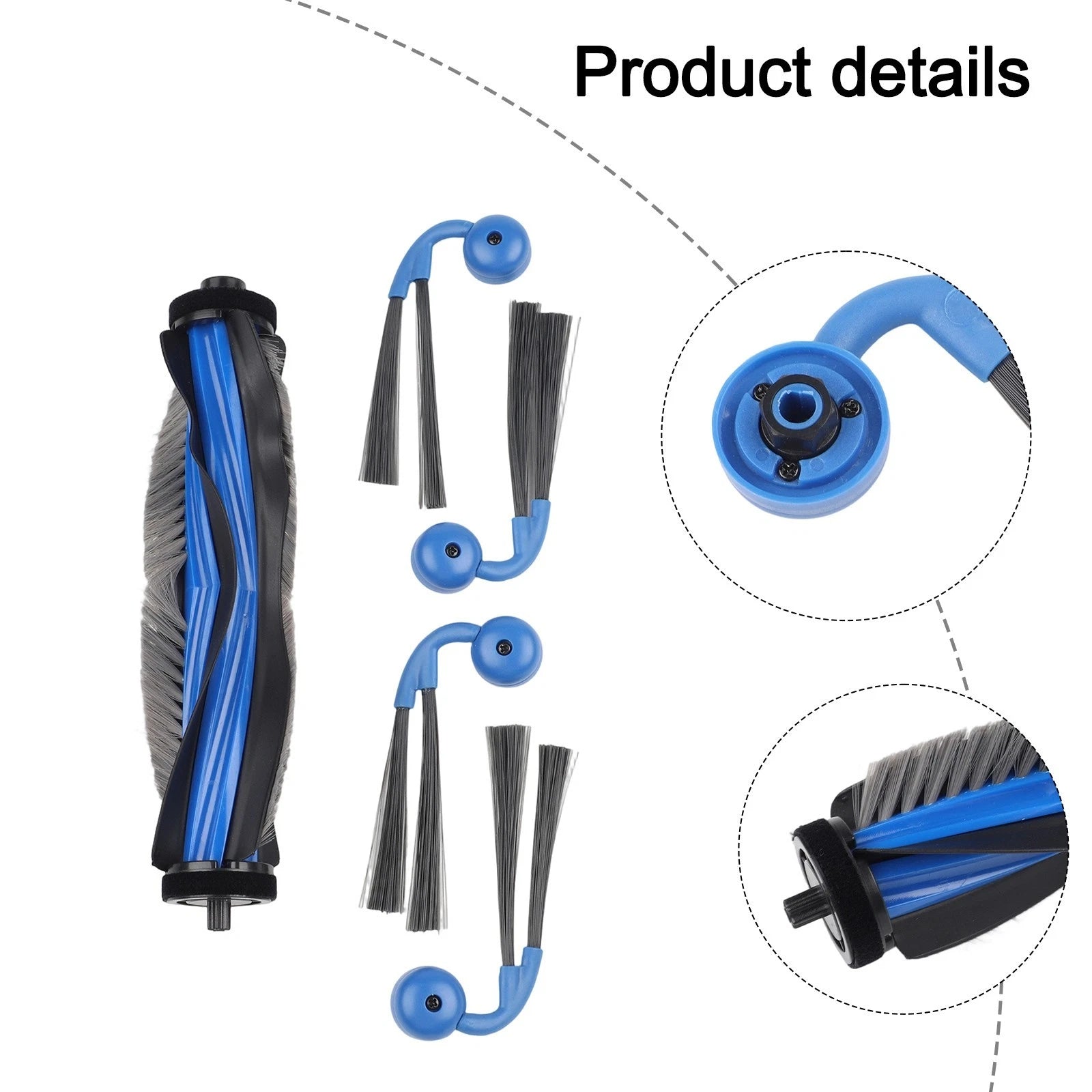 Replacement Parts Kit Roller Brush & Side Brushes for Deebot X9 Pro (2021–2023)