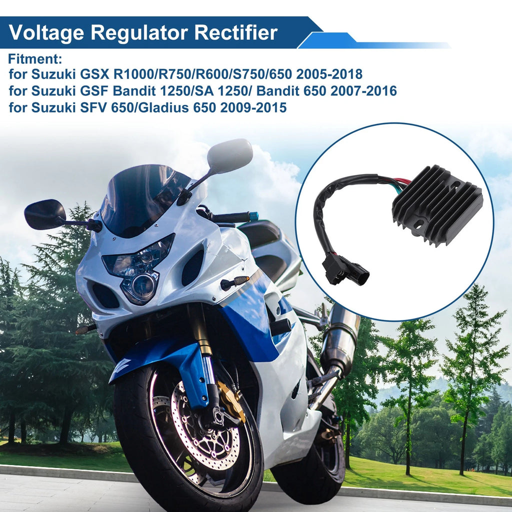 Voltage Regulator Rectifier for Suzuki GSX-R1000/R750/R600/S750/S650 (2001–2023)