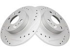 Set of 2 Rear Brake Rotors for Mazda Protege (1990–1998) TC532BQ