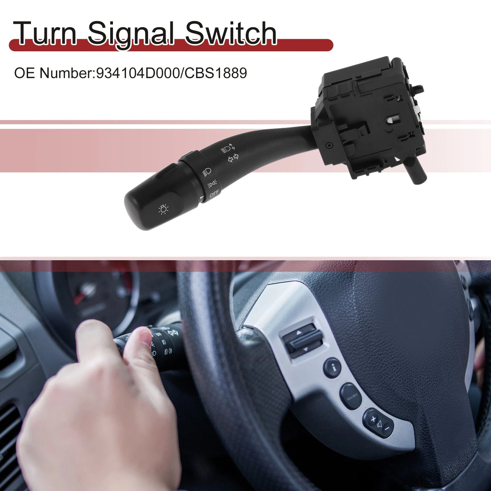 Turn Signal Switch No.934104D000/CBS1889 for Hyundai Entourage (2007–2008)