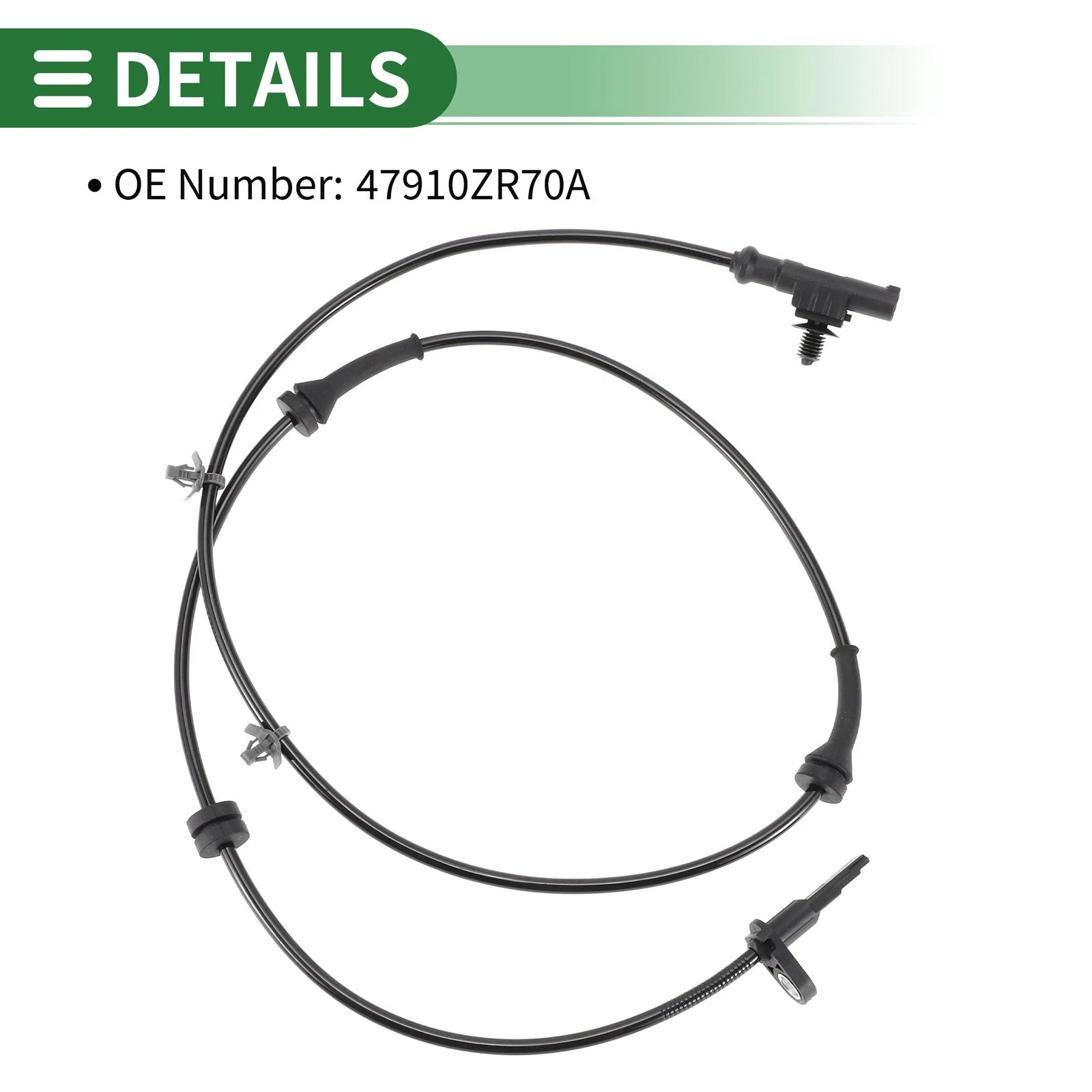 ABS Wheel Speed Sensor No. 47910ZR70A for Nissan Versa (2007–2012) Front