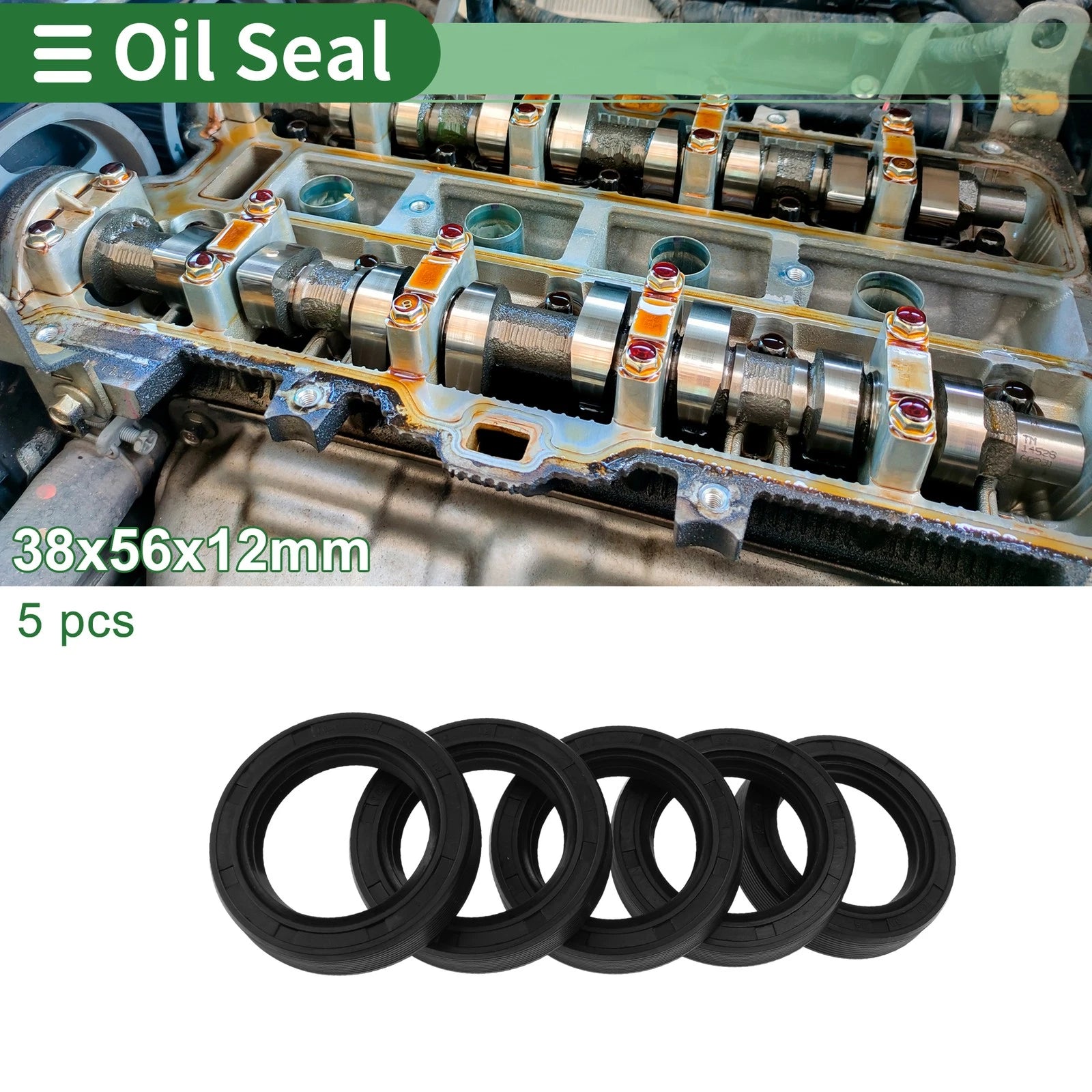 Oil Seal for Rotary Shaft (38x56x12mm)