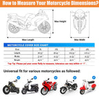 Motorcycle Cover 2XL for Scooter (Waterproof, Outdoor, UV Protection)