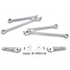 Silver Rear Passenger Foot Pegs & Brackets for BMW S1000RR (2010–2018)