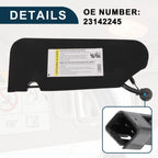 Right Sun Visor with Mirror and Light for Chevrolet Corvette (No. 23142245)