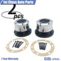 Set of 2 Locking Hubs for Geo Tracker Suzuki Sidekick Samurai (1989–1998)