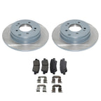 DuraGo Rear Rotors & Akebono ProACT Ceramic Brake Pads for Azera Sonata (2006–2015)