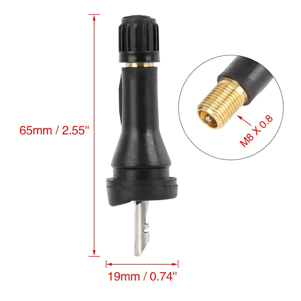TPMS Valve Stem Rubber for Nissan (2010–2023) - Black