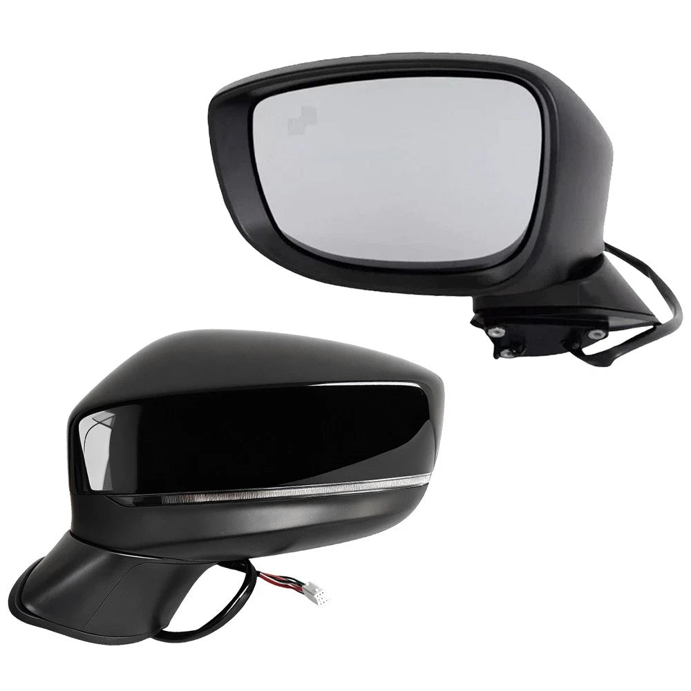 Left Driver Side Mirror for Mazda CX-5 (2017–2022) 7 Pin Blind Spot