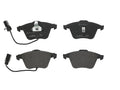 Set of 4 Brembo Front Low-Met Brake Pads with Wear Sensor for Audi A6 (2012–2018)