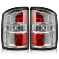 Set of 2 Halogen Chrome Tail Lights for GMC Sierra 1500 (2014–2018)