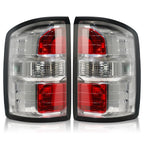 Set of 2 Halogen Chrome Tail Lights for GMC Sierra 1500 (2014–2018)