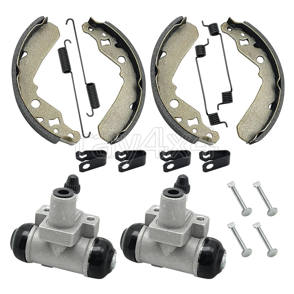 Rear Brake Wheel Cylinders w/Shoes for Kawasaki KAF400 Mule (1992–2006)