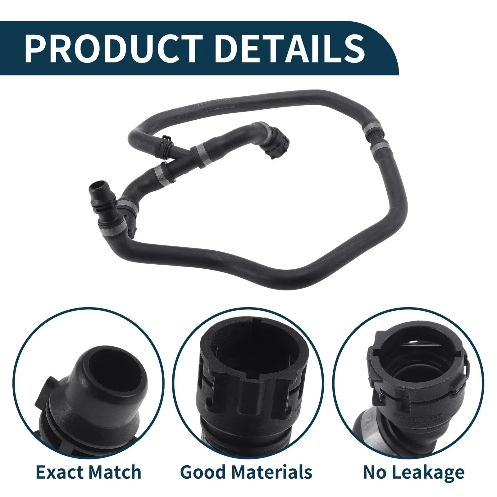 Radiator Hose Coolant Pipe for BMW 5 Series (2004 - 2010)