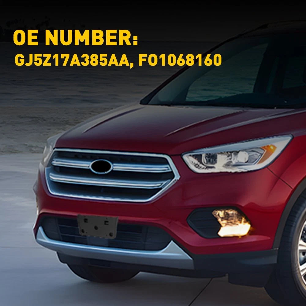 Front Bumper License Plate Frame Mount for Ford Escape (2017–2019)
