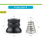 Quick Release Lever M5 Nut with Spring for Mountain Bike