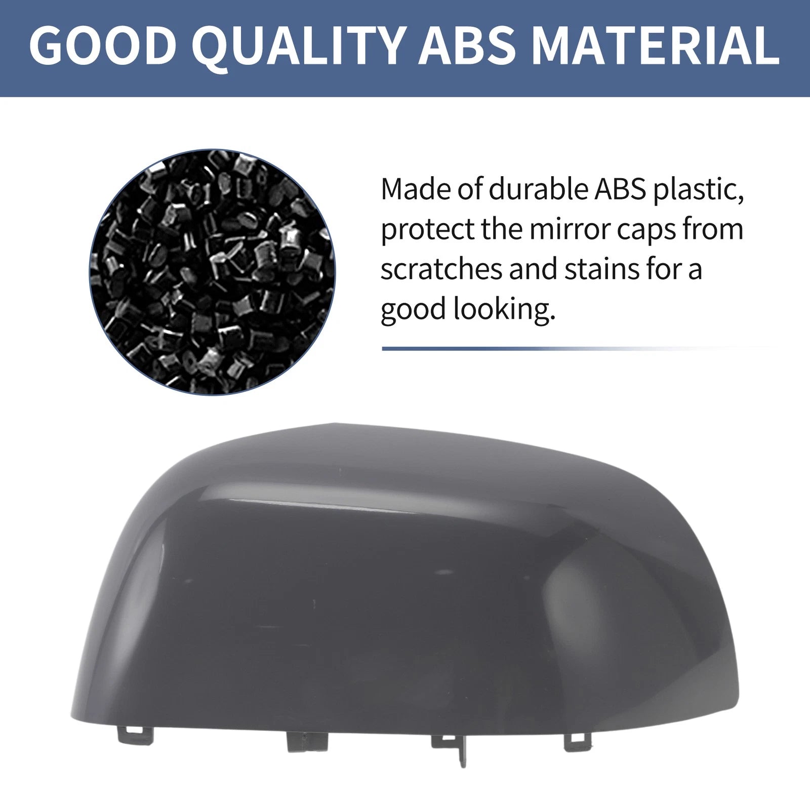 Left Passenger Side Mirror Cover Cap for Dacia Duster (2010–2023)