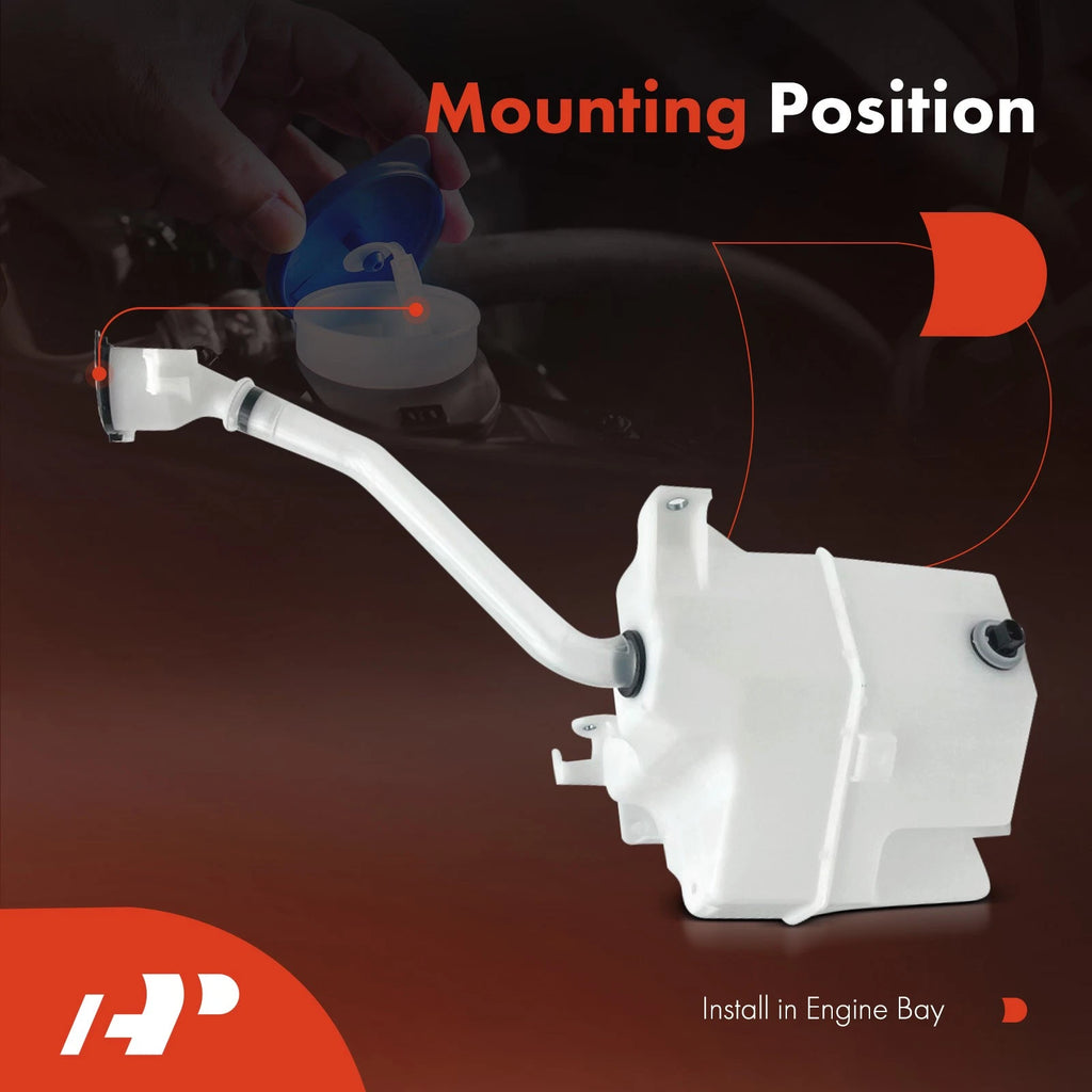 Windshield Washer Reservoir with Cap for Toyota RAV4 (2019–2023)