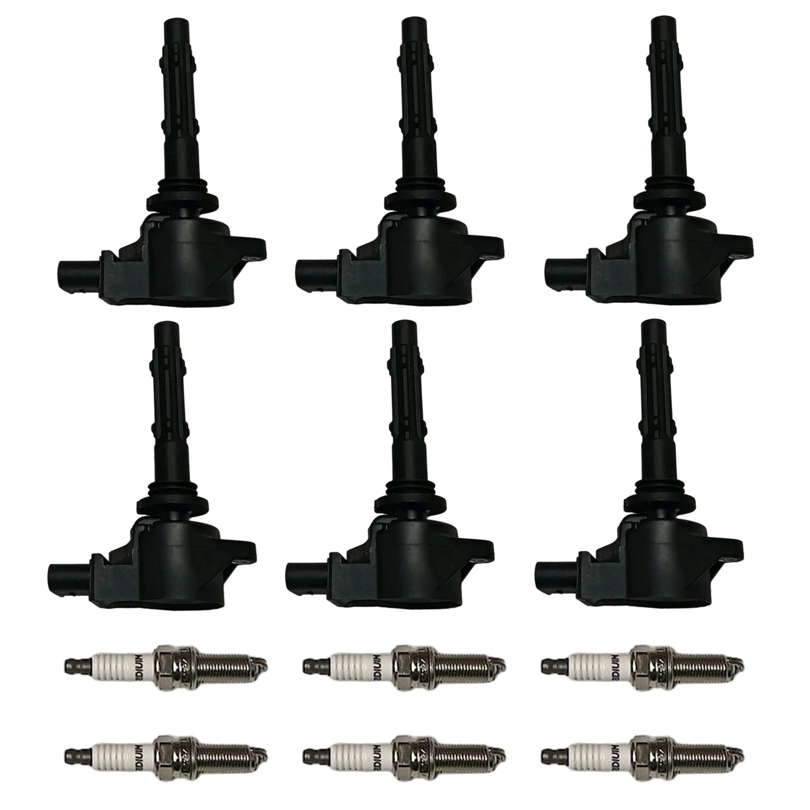 6X Ignition Coils & Spark Plugs for Mercedes-Benz C250 GL450 ML350 (2012–2015) UF535