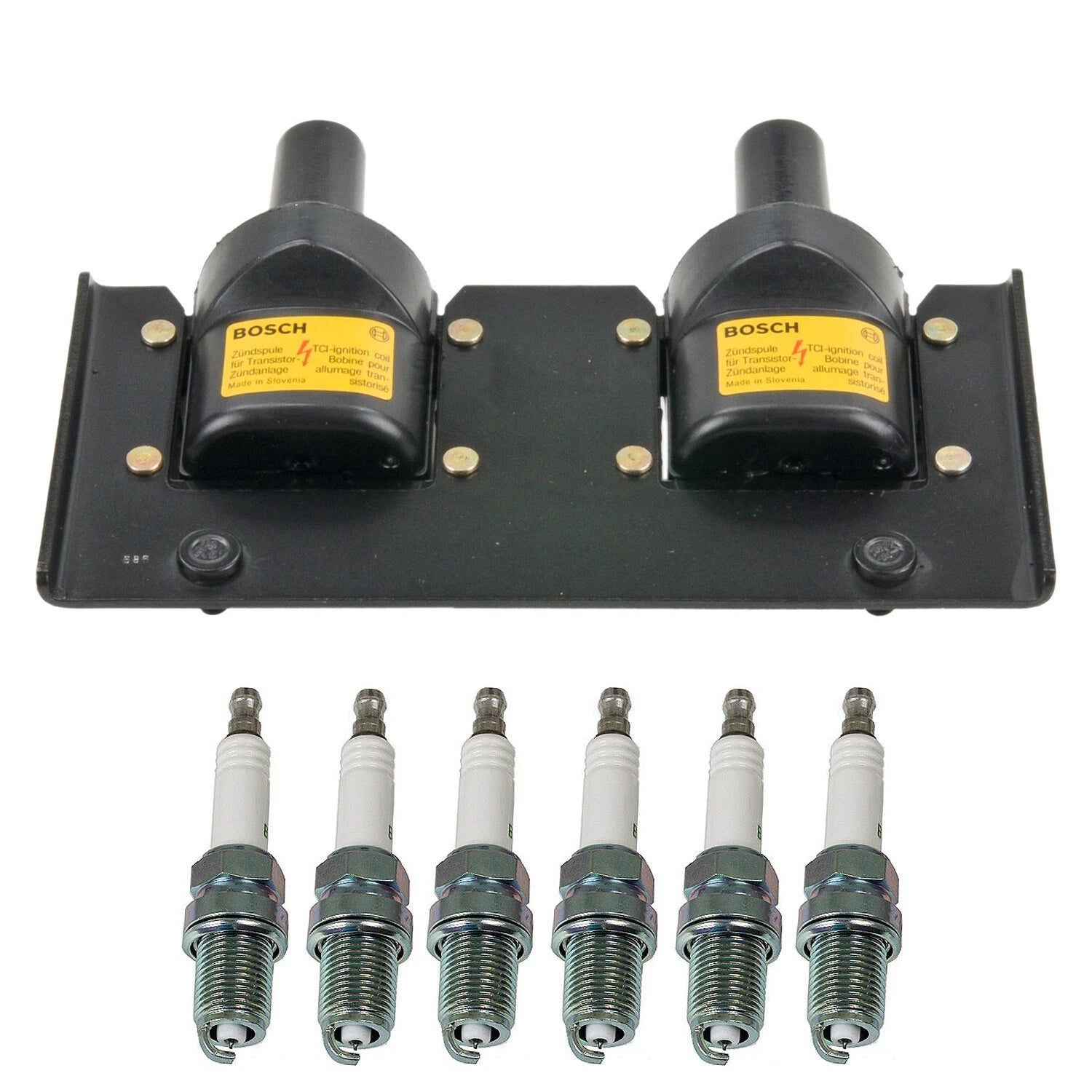Ignition Coil & Spark Plug Kit for Porsche 911, Acura NSX, Dodge Stealth (N/A)