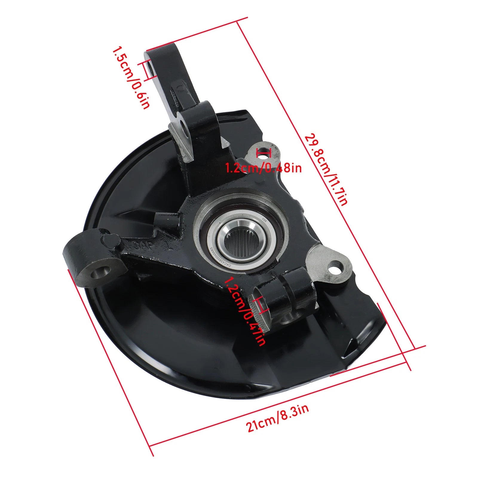 Front Driver Steering Knuckle & Hub Bearing Assembly for Mitsubishi Outlander Sport (2011–2021)