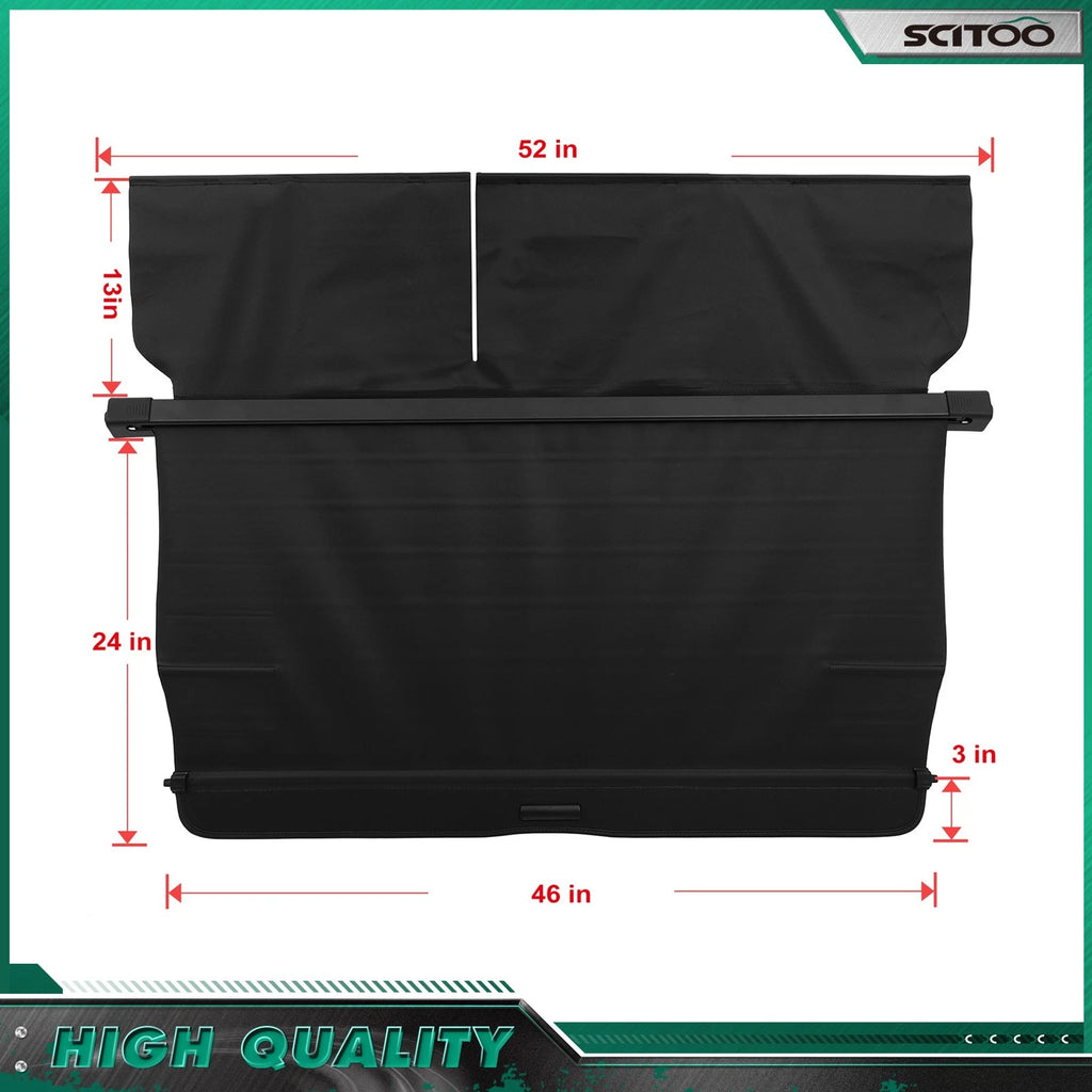Retractable Tonneau Privacy Shield Cargo Cover for Lexus RX450h (2010–2015)