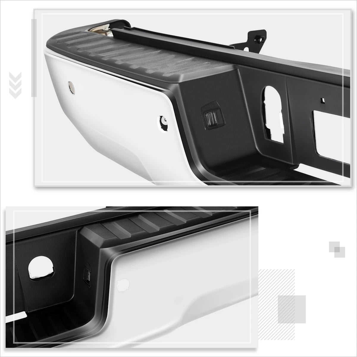Set of 2 Stainless Steel Side Step Nerf Bars for Chevy Traverse (2018–2022)