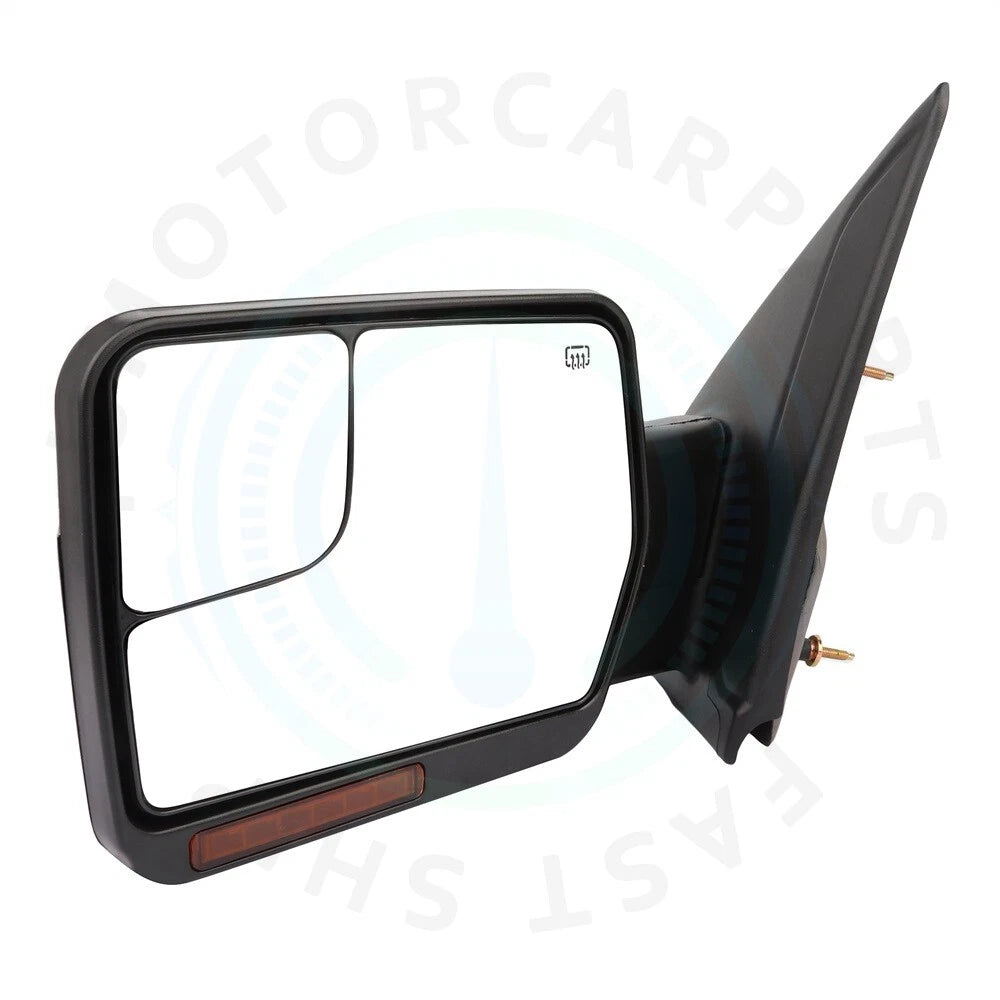Driver Side Heated Signal Puddle Light Mirror for Ford F150 (2004–2014)