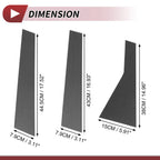 6 Pcs Door Pillar Window Trim for Nissan Rogue (2021–2023) Carbon Fiber