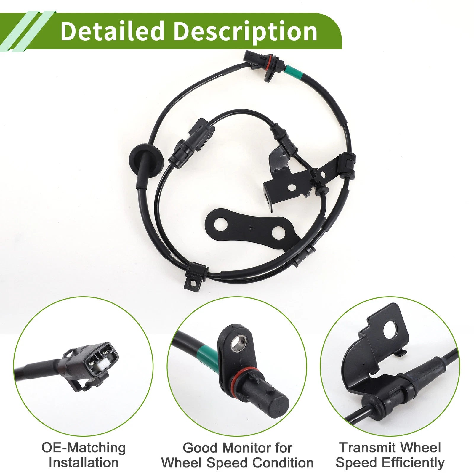 ABS Wheel Speed Sensor No. 95680D3100 for Hyundai Tucson (2015–2020)
