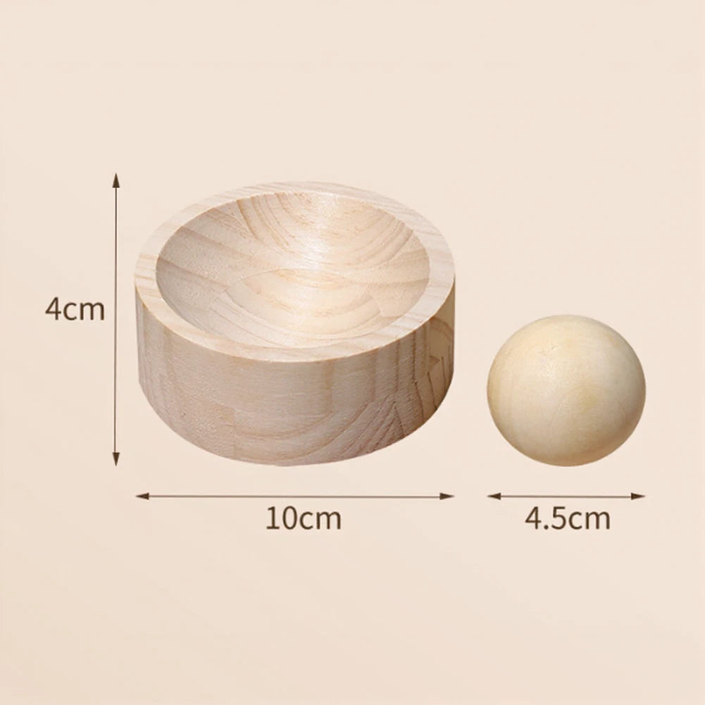 Hand Operated Wooden Dough Press for Rice Cake and Dumpling