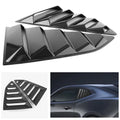 Carbon Fiber Rear Side Window Louver Covers for Chevy Camaro (2016-2018)
