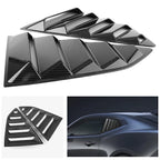 Carbon Fiber Rear Side Window Louver Covers for Chevy Camaro (2016-2018)