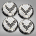 Engine Fluid Cap Cover Set 4PC Replacement for Chevrolet Corvette C8 (2020–2024)