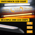 2X 9" DRL LED Headlight Strip Light for
