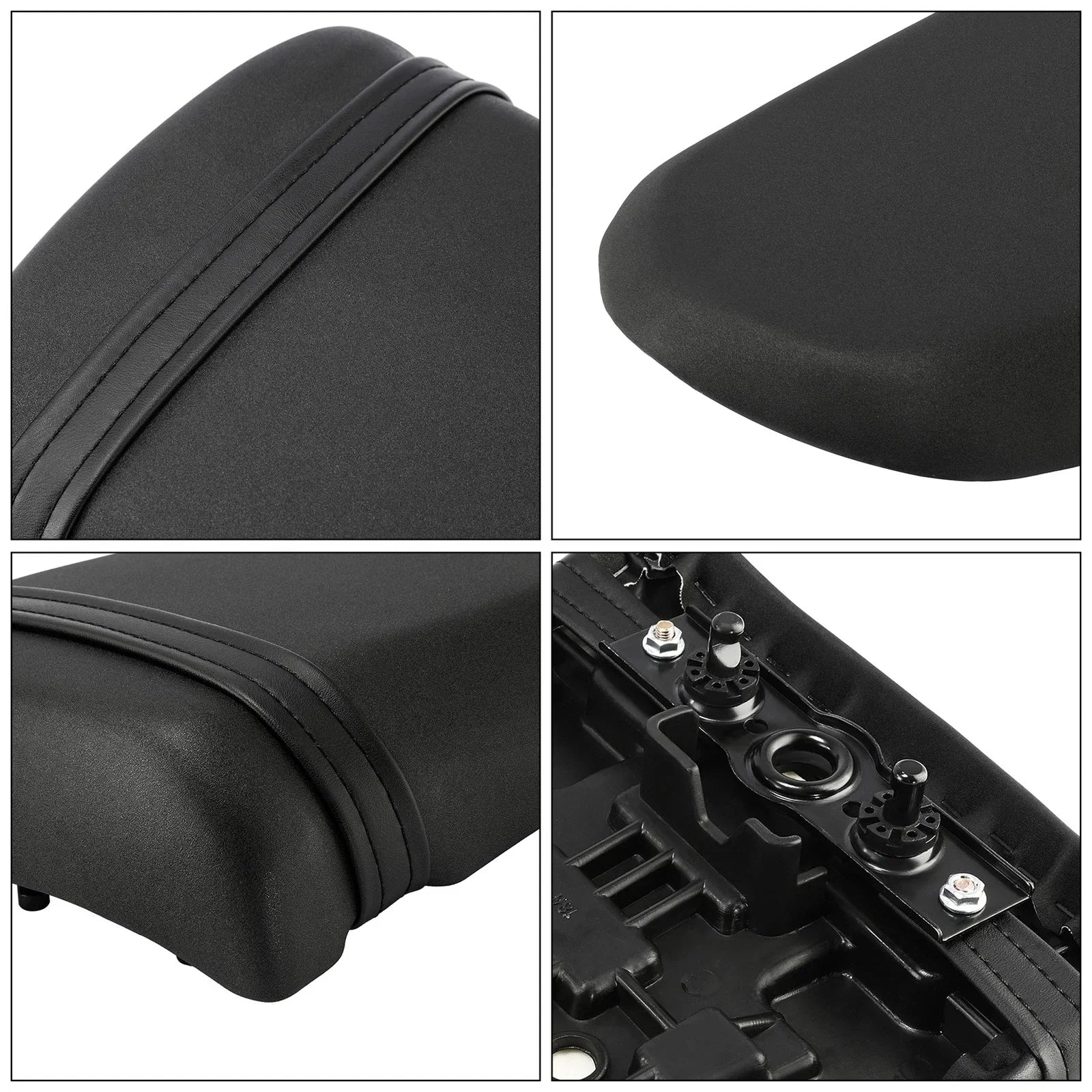 Synthetic Leather Rear Pillion Passenger Seat for Suzuki GSXR1000 (2003-2004)