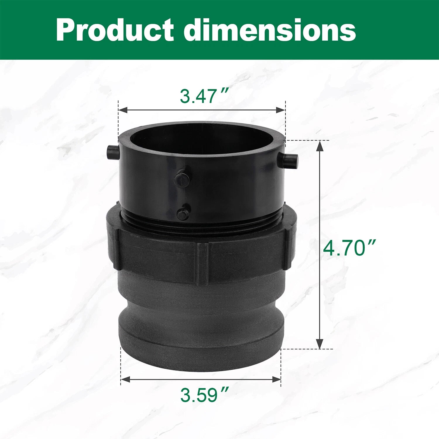 360785 Male Cam to Male Bayonet Fitting for RV Waste Master