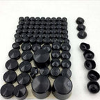 Bolt Caps for Harley Softail Twin Cam 2000-2006 Black