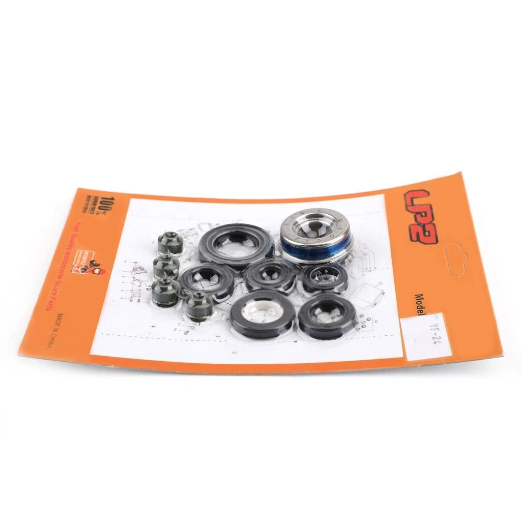 11-Piece Engine Oil Seal Kit for Honda XL125V, XLV125, VT125C, Shadow (1999–2010)