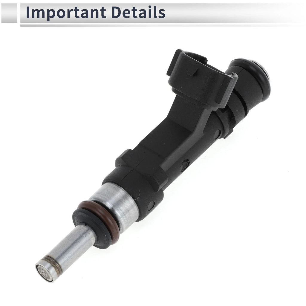 Fuel Injector No. 166003BS0A for Nissan Versa (2011–2020) 1 Pc Black