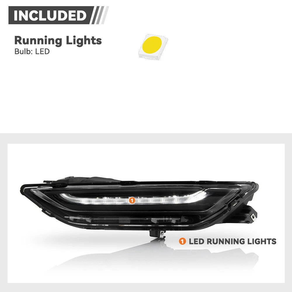 LED DRL Driving Headlight Left for Chevy Blazer (2019–2022)