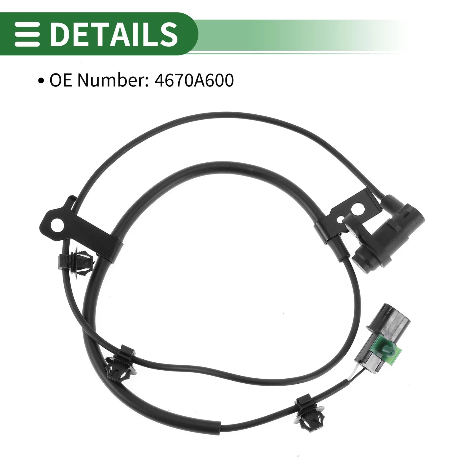 ABS Wheel Speed Sensor No. 4670A600 for Mitsubishi Montero Sport (2008–2015)