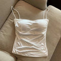 2X Comfortable Summer Tank Top with Built-in Bra for Women
