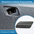Washer Nozzle Cover Cap Front Left for BMW 640i (2012-2015) Gray